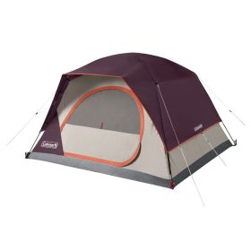 Coleman Skydome&trade; 4-Person Camping Tent - Blackberry