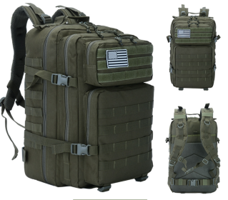 Outdoor Mountaineering Bag Tactical Leisure Bag Army Fan Travel Computer Bag Individual Soldier Package (Option: Military Green)
