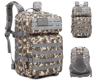 Outdoor Mountaineering Bag Tactical Leisure Bag Army Fan Travel Computer Bag Individual Soldier Package (Option: ACU color)